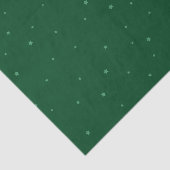 Papier Mousseline Festive Green et Starry Noël Holiday (Détail)