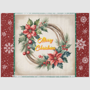 Papier Mousseline Festive Noël belle collection tendance