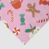Papier Mousseline Festive Noël Sweet Traitements Motif (Détail)
