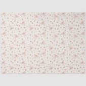 Papier Mousseline Festive Red Coquette Noël (Recto)