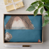 Papier Mousseline Festive Reindeer Christmas Shower Curtain (Cadeau)