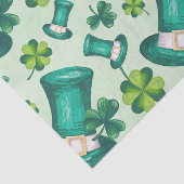 Papier Mousseline Festive St. Patrick's Day Green (Détail)