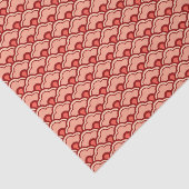 Papier Mousseline Festons, pêche, rouille et crème chinois de Deco (Détail)