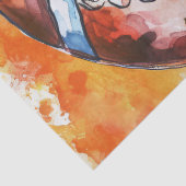 Papier Mousseline Fête à thème de football sur mesure (Détail)