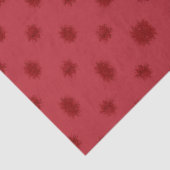 Papier Mousseline Fête aux Points Rouges à pois (Détail)