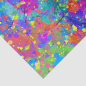 Papier Mousseline Fête colorée (Détail)