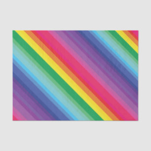 Papier Mousseline Fête d'anniversaire colorée d'arc-en-ciel de mod
