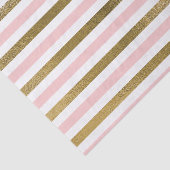 Papier Mousseline Fête d'anniversaire de Blush Rose et Gold Foil (Détail)