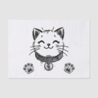Fête d'anniversaire de chaton Kitty noire 