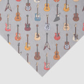 Papier Mousseline Fête d'anniversaire de la guitare Decoupage (Détail)