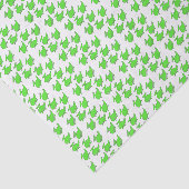 Papier Mousseline Fête d'anniversaire de l'hélicoptère blanc et vert (Détail)