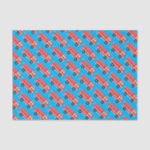 Papier Mousseline Fête d'anniversaire du camion d'incendie (Recto)