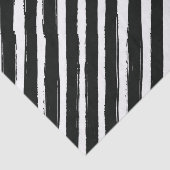 Papier Mousseline Fête d'Anniversaire moderne Noir & Blanc (Détail)