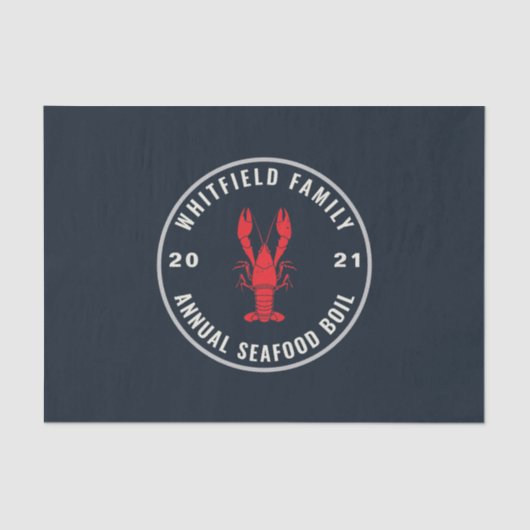 Papier Mousseline Fête de bouillie de fruits de mer 4 juillet sur me (Recto)