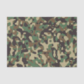 Papier Mousseline Fête de célébration militaire camouflage GI (Recto)