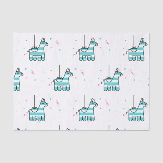 Papier Mousseline Fête de la Piñata (Recto)