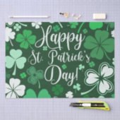 Papier Mousseline Fête de la Saint-Patrick shamrock (Artisanat)