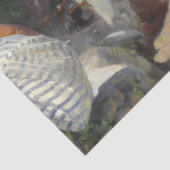 Papier Mousseline Fête de l'été au Danemark (mère et fille) (Détail)