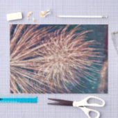 Papier Mousseline Fête de l'Indépendance Fireworks 4 juillet Turquoi (Artisanat)