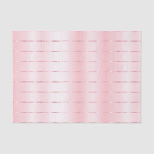 Papier Mousseline Fête de Mariage Ruban Rose Blush (Recto)
