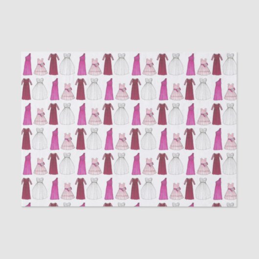 Papier Mousseline Fête de mariée mariage mariée fille de demoiselle (Recto)