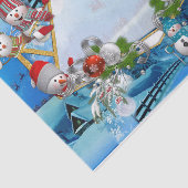 Papier Mousseline Fête de Noël (Détail)