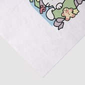 Papier Mousseline Fête de Noël avec Purr-ty Time Cat (Détail)