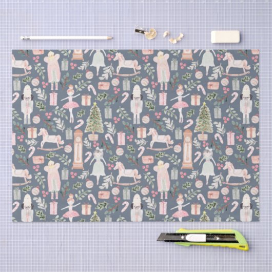 Papier Mousseline Fête de Noël des noisettes (Artisanat)