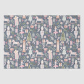 Papier Mousseline Fête de Noël des noisettes (Recto)