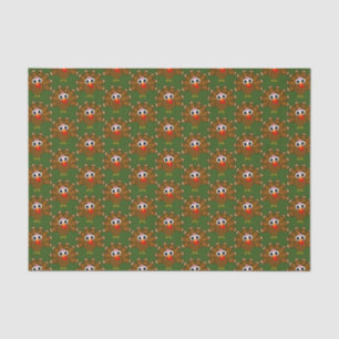 Papier Mousseline Fête de Thanksgiving oiseau-dinde remplissage cade