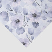 Papier Mousseline Fête des mariées florale de lavande violette (Détail)