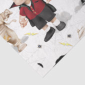 Papier Mousseline Fête des monstres d'Halloween (Détail)