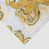 Papier Mousseline Fête des pères de calmar Kraken (Détail)