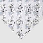 Papier Mousseline Fête des pères design (Détail)