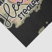 Papier Mousseline Fête des Valentines, vendeuse de coeur branchée (Détail)