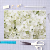 Papier Mousseline Fête d'été à l'hydrangea blanc  (Artisanat)