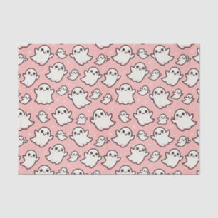 Papier Mousseline Fête d'Halloween Éffrayante rose