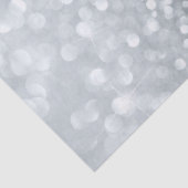 Papier Mousseline Fête Douce 16 ans Pailletée Paillettes Blanches (Détail)