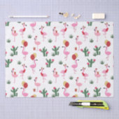 Papier Mousseline Fête du Flamant rose de Noël | Vacances (Artisanat)