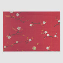 Fête du Nouvel An Empereur Rouge Cerise Blossom