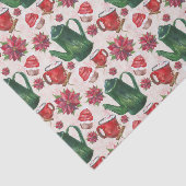 Papier Mousseline fête du thé de vacances aquarelle (Détail)
