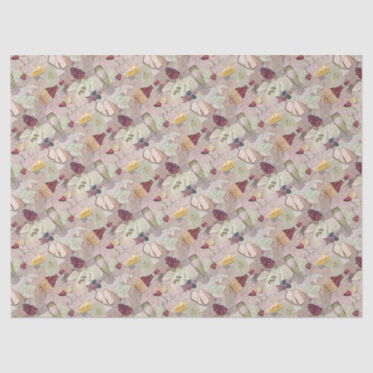 Papier Mousseline Fête du vin et du fromage (Recto)