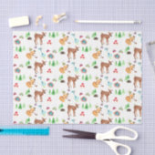 Papier Mousseline Fête et amis des bois (Artisanat)