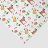 Papier Mousseline Fête et amis des bois (Détail)