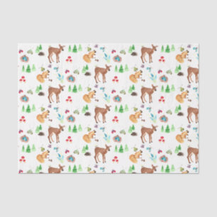 Papier Mousseline Fête et amis des bois