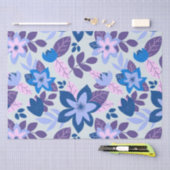 Papier Mousseline Fête Florale de Noël moderne (Artisanat)