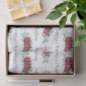 Papier Mousseline Fête Florale Poinsettia Noël (Cadeau)