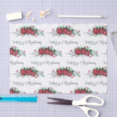 Papier Mousseline Fête Florale Poinsettia Noël (Artisanat)