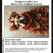 Papier Mousseline Fête Frenchie, bandeau floral EE1L Découpage