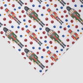 Papier Mousseline fête Noël Noisette de Noël carrelé (Détail)